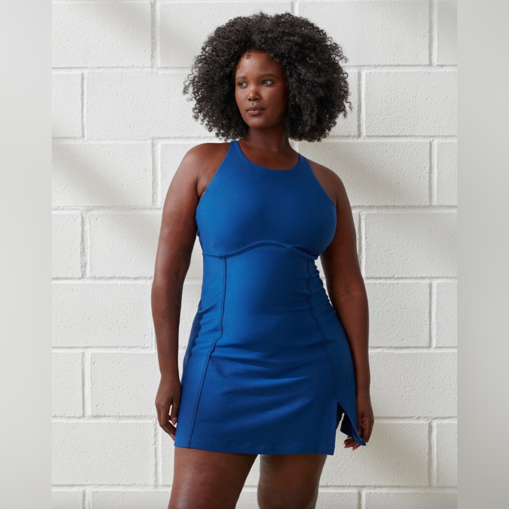 Ypb Sculptlux High-neck Corset Mini Dress